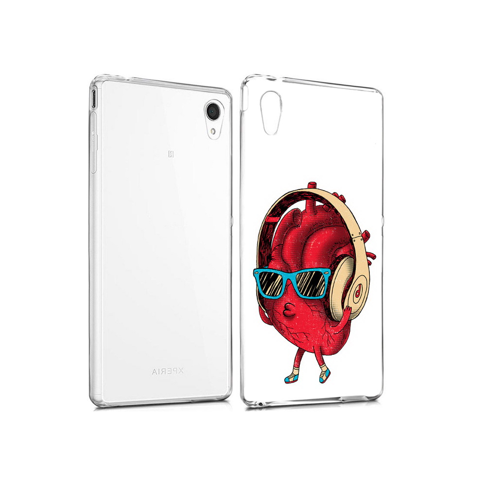 

Чехол MyPads Tocco для Sony Xperia M4 Aqua слушай сердце (PT41841.249.609), Прозрачный, Tocco
