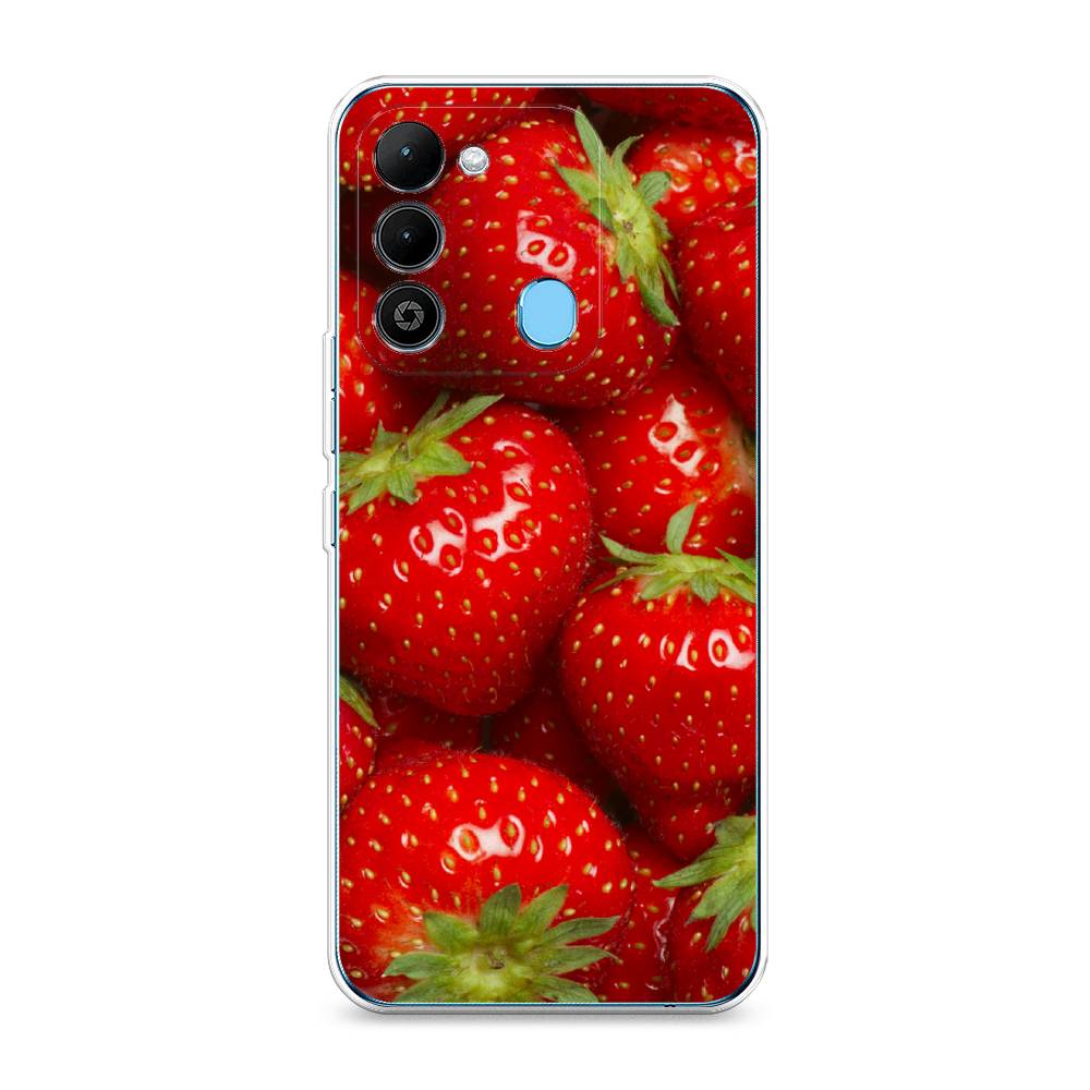 

Чехол Awog на Tecno Spark 9 / Техно Спарк 9 "Клубника", Красный;зеленый, 302850-10