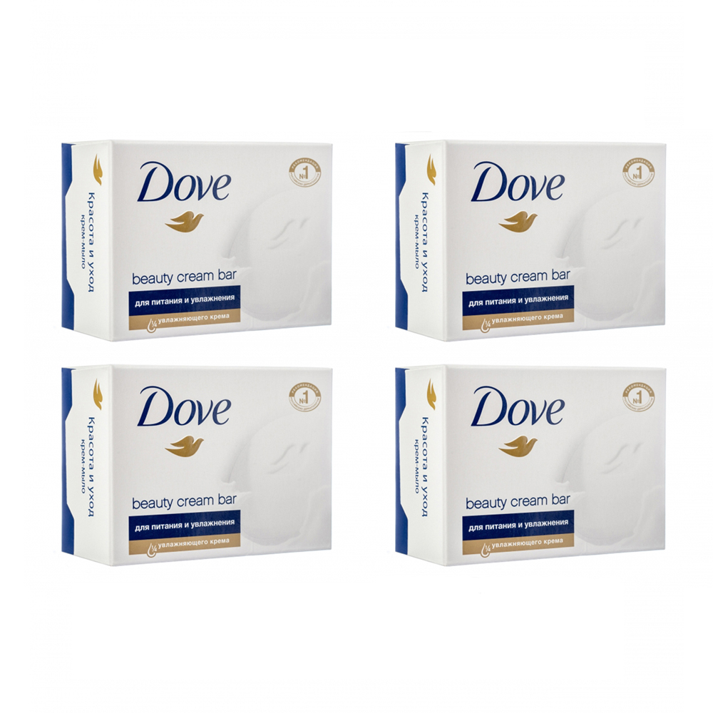 

Набор Крем-мыло кусковое Dove Красота и уход (135 г.) 4 шт.