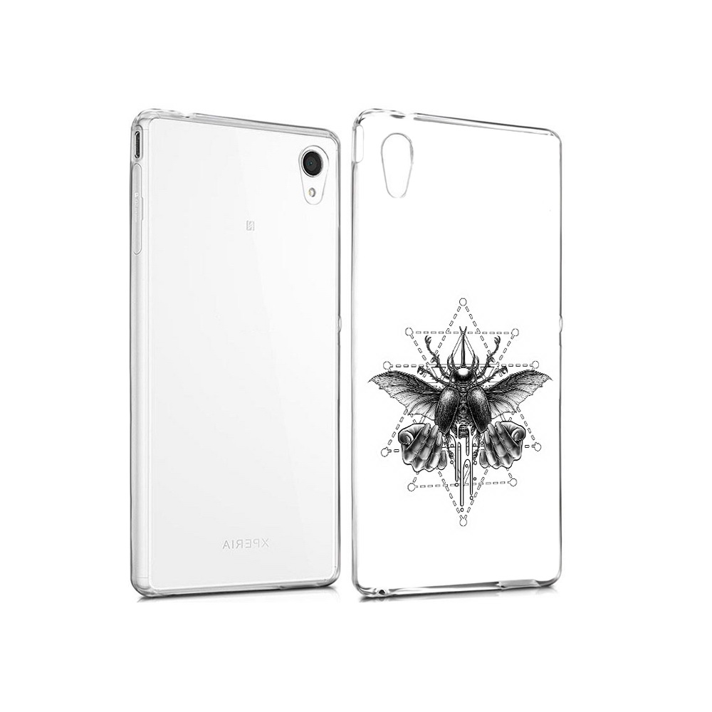 

Чехол MyPads Tocco для Sony Xperia M4 Aqua скарабей (PT41841.249.601), Прозрачный, Tocco