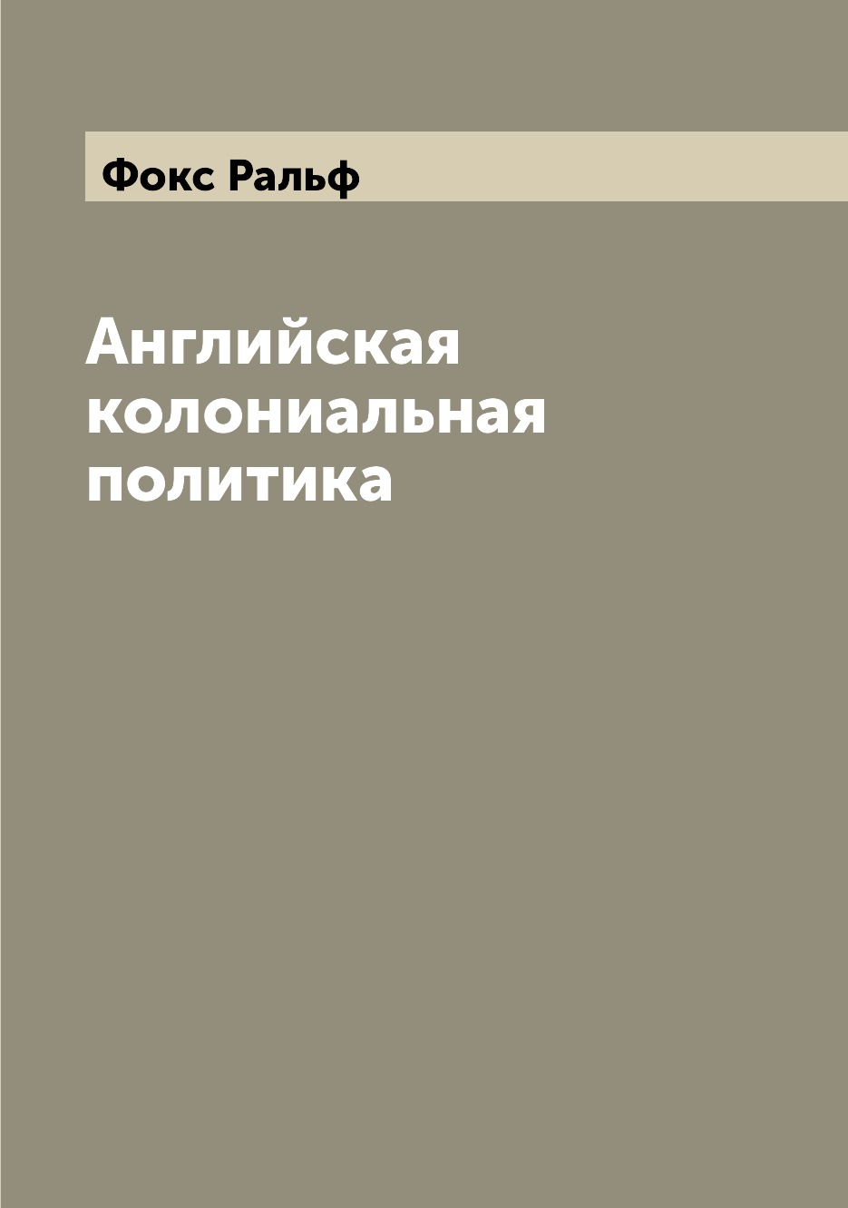 

Книга Английская колониальная политика