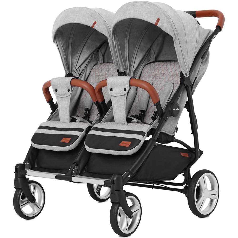 

Коляска для двойни прогулочная Carrello CRL-5502 Connect Rock Gray