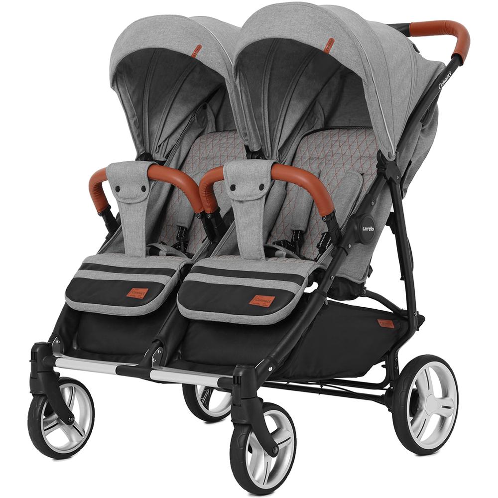 

Коляска для двойни прогулочная Carrello CRL-5502 Connect Ink Gray