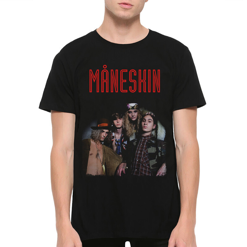 

Футболка мужская Dream Shirts группа "Maneskin" MAN-7794552 черная XL, группа "Maneskin" MAN-7794552