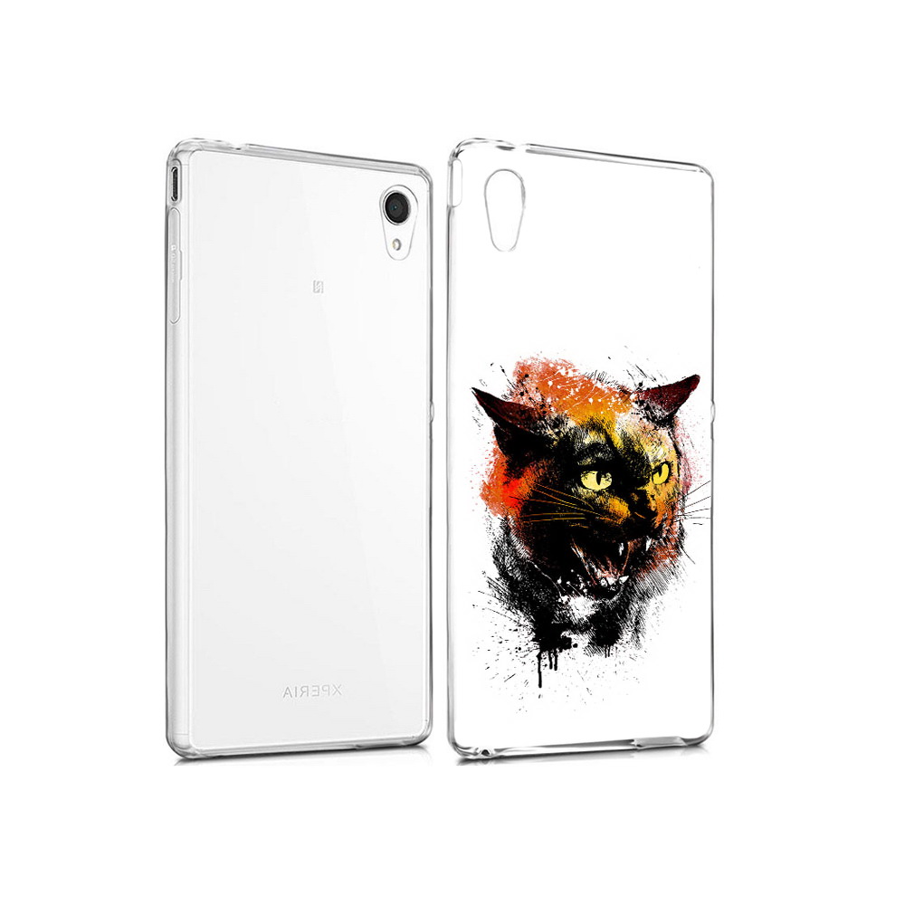 

Чехол MyPads Tocco для Sony Xperia M4 Aqua сиамский кот (PT41841.249.598), Прозрачный, Tocco