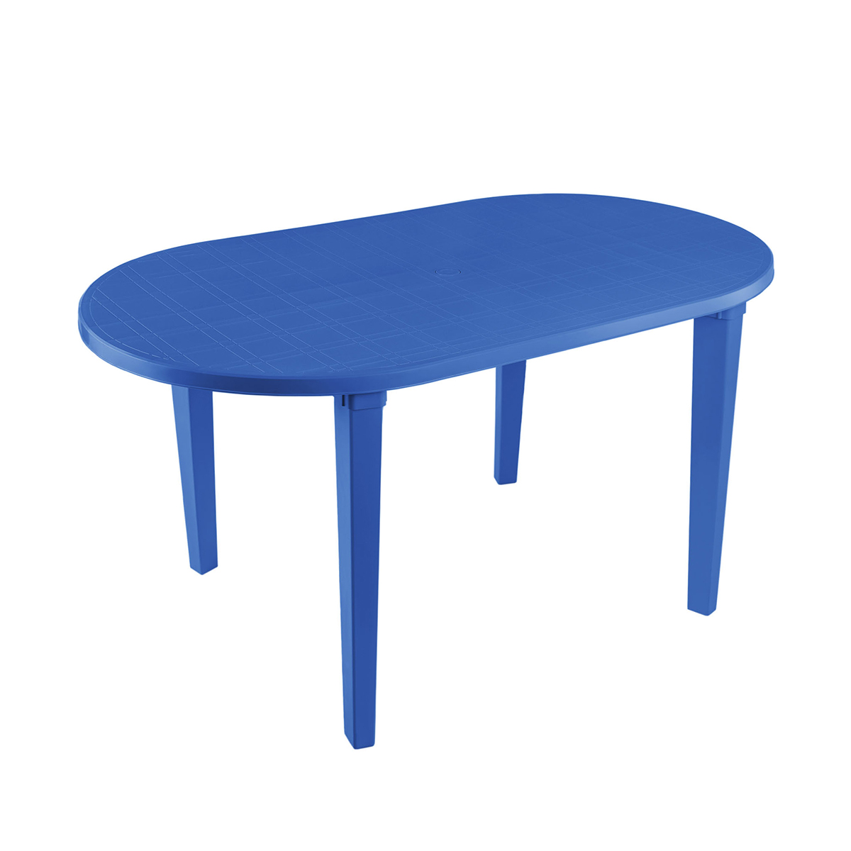 Стол для дачи для барбекю Стандарт пластик 217540 синий 140х80х71 см