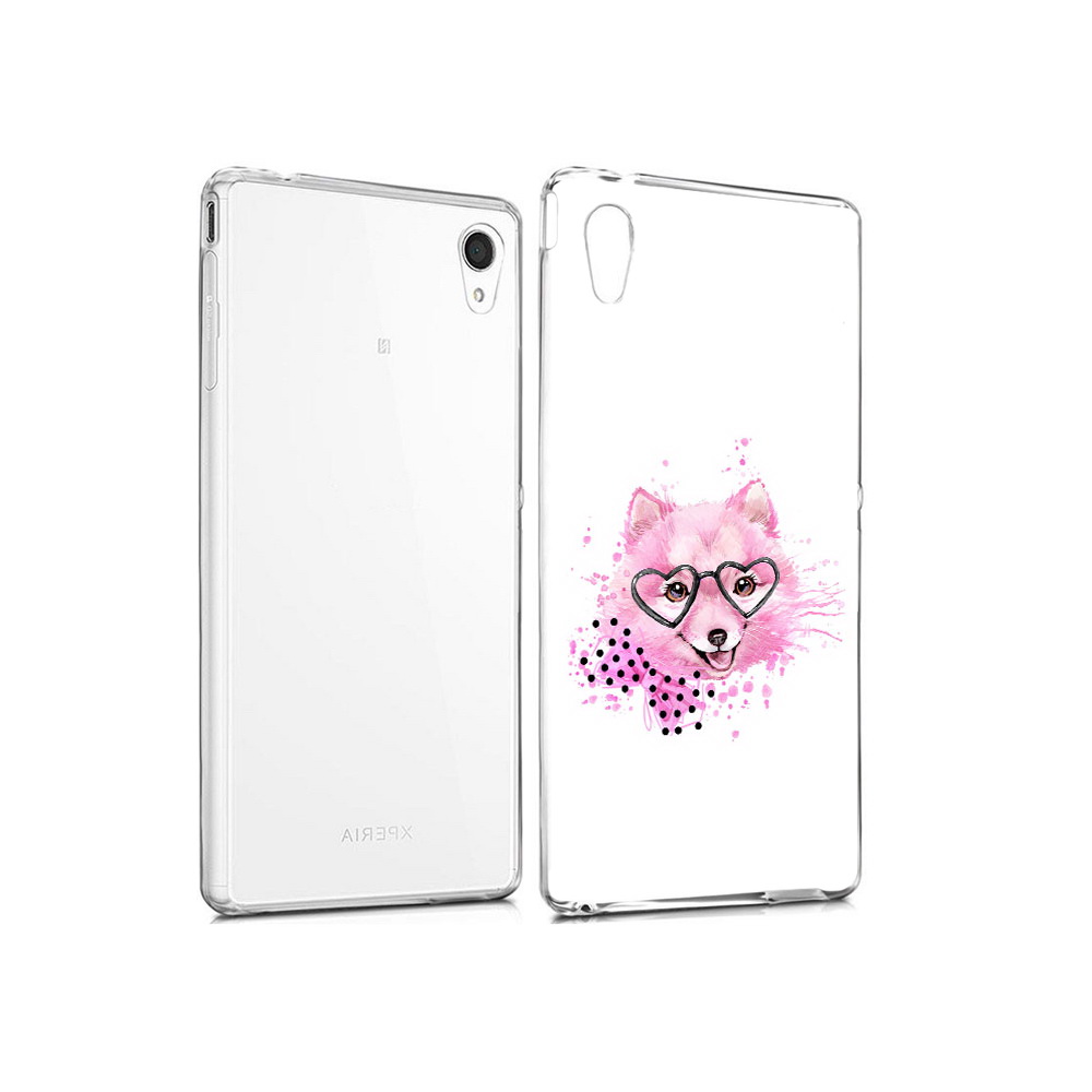 

Чехол MyPads Tocco для Sony Xperia M4 Aqua розовый волченок (PT41841.249.585), Прозрачный, Tocco