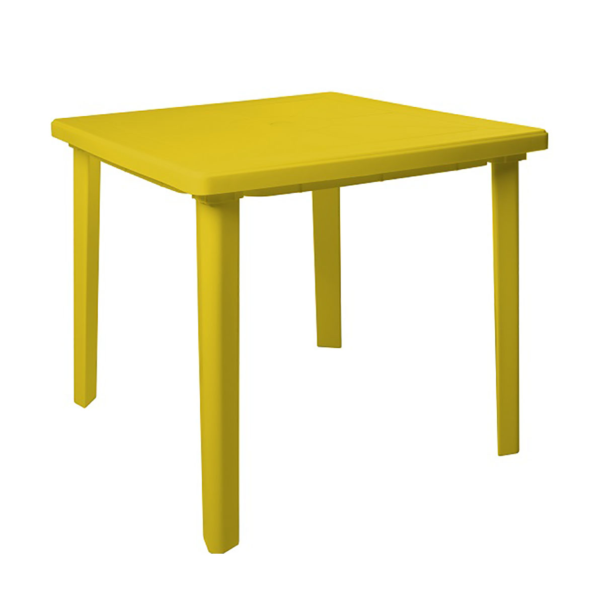 Стол для дачи для барбекю Стандарт пластик 217518 желтый 80х80х71 см