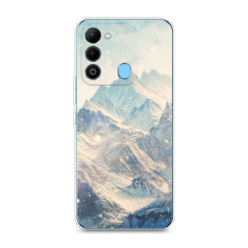 

Чехол Awog на Tecno Spark 9 / Техно Спарк 9 "Горы 4", Голубой, 302850-4