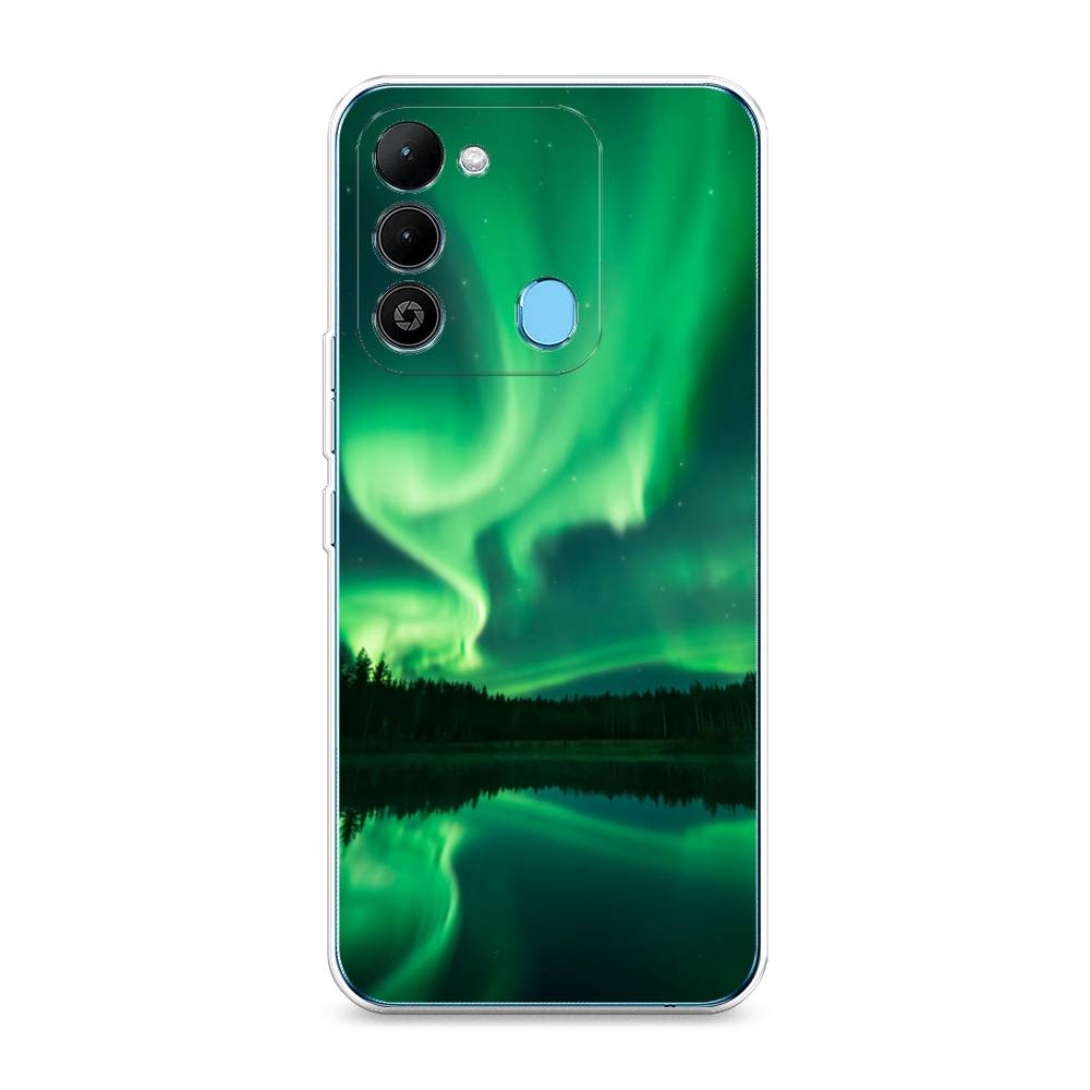 

Чехол Awog на Tecno Spark 9 / Техно Спарк 9 "Ночные пейзажи 7", Зеленый;черный, 302850-4