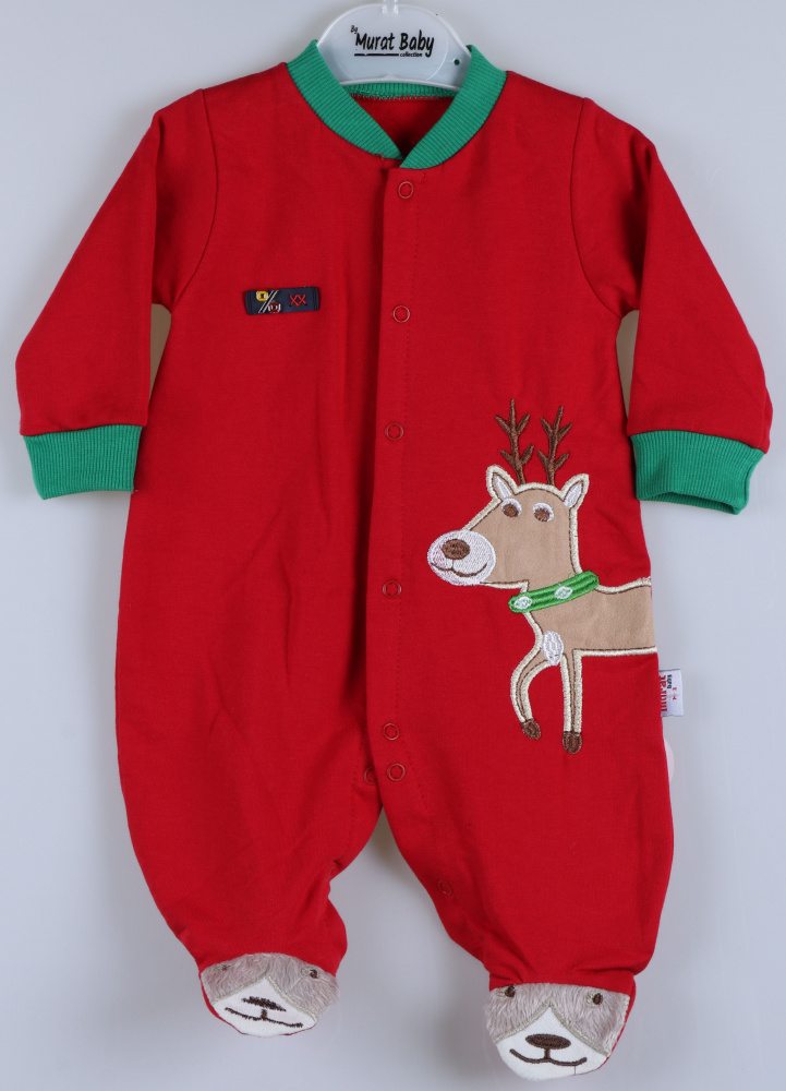 

Комбинезон новогодний нательный для новорожденного " Year's Deer" (6 месяцев), B-6194-6M