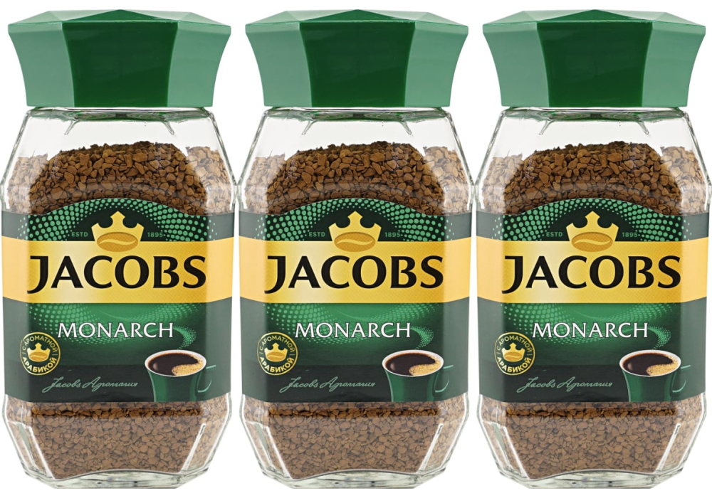 

Кофе Jacobs Monarch растворимый, 95 г х 3 шт