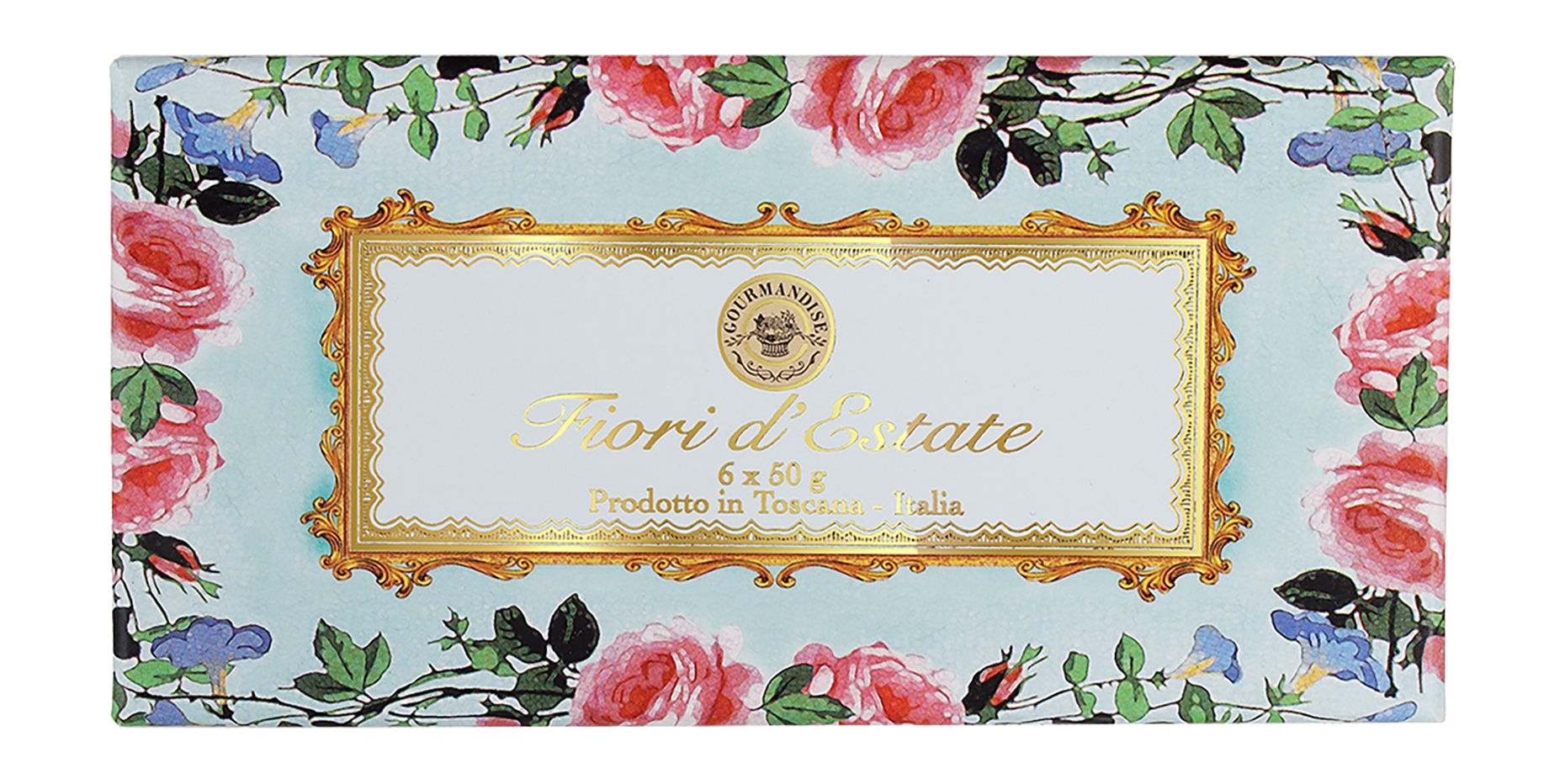 Набор натурального мыла с ароматом цветов Gourmandise Savon Parfume Fiori di Estate Set