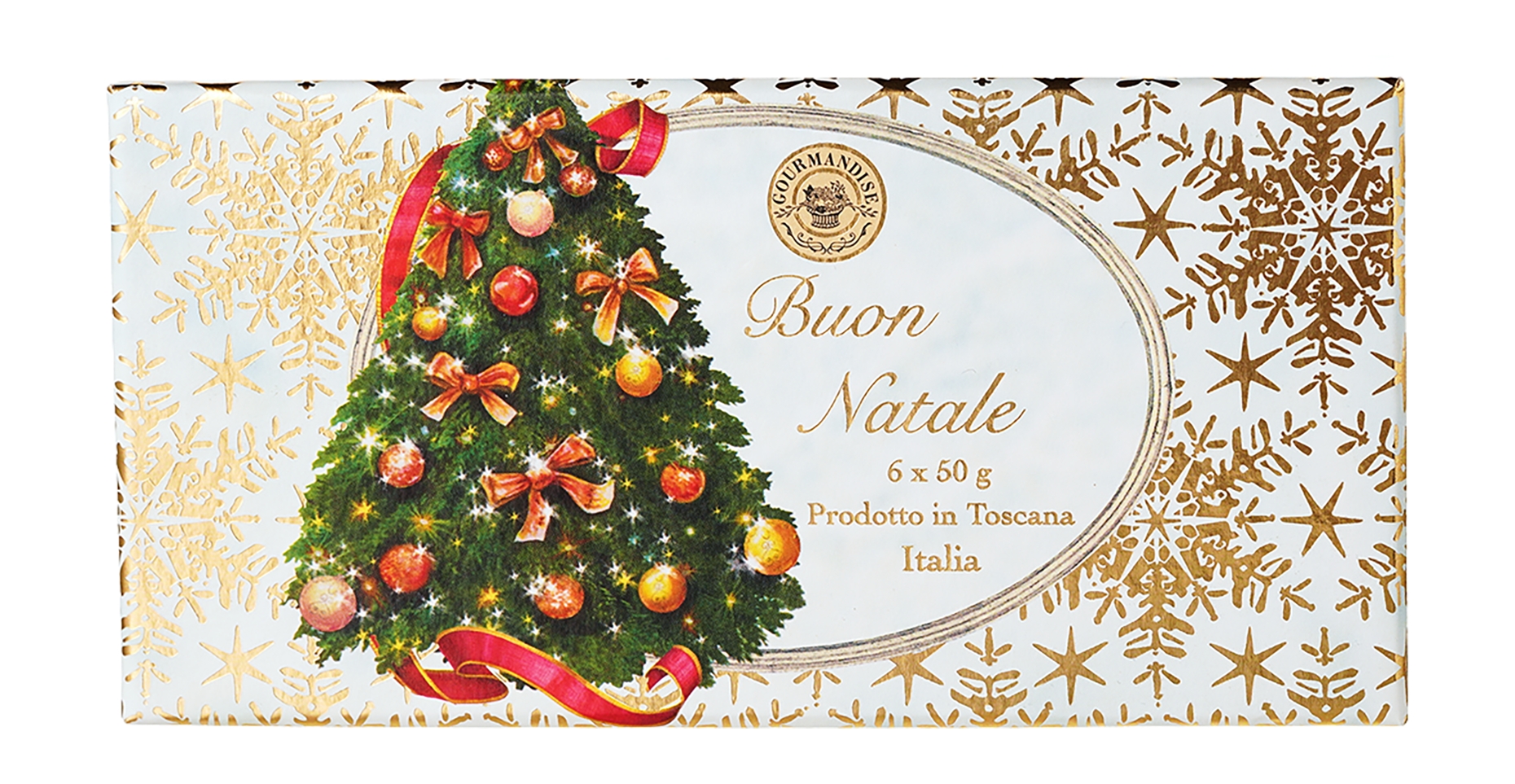 Набор натурального мыла с ореховым ароматом Gourmandise Savon Parfume Buon Natale Set