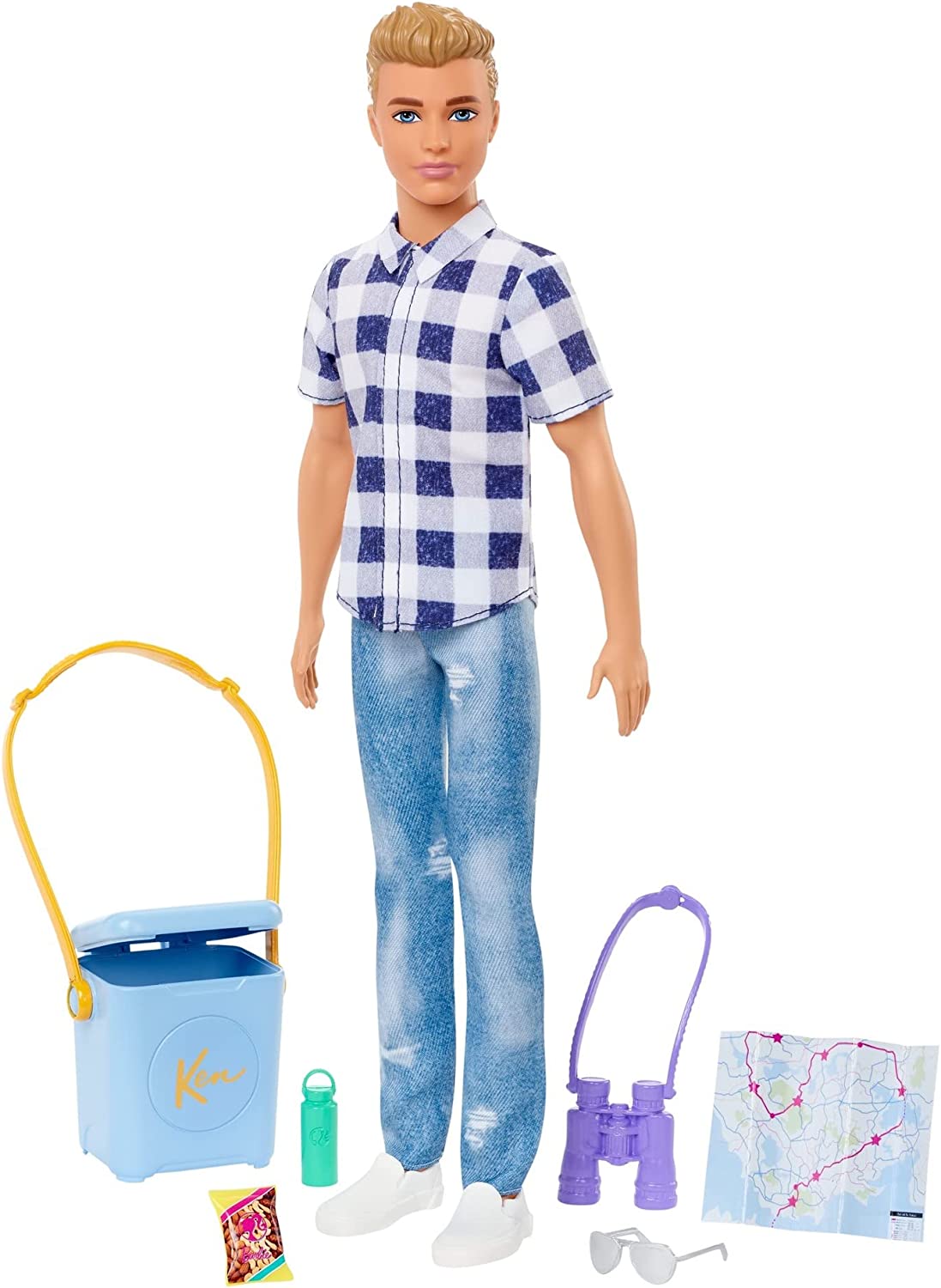 

Кукла Barbie Кен Блондин в джинсах, Поездка в кемпинг