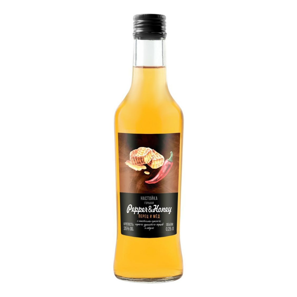 

Настойка Нива Pepper & Honey 35% 0,25 л