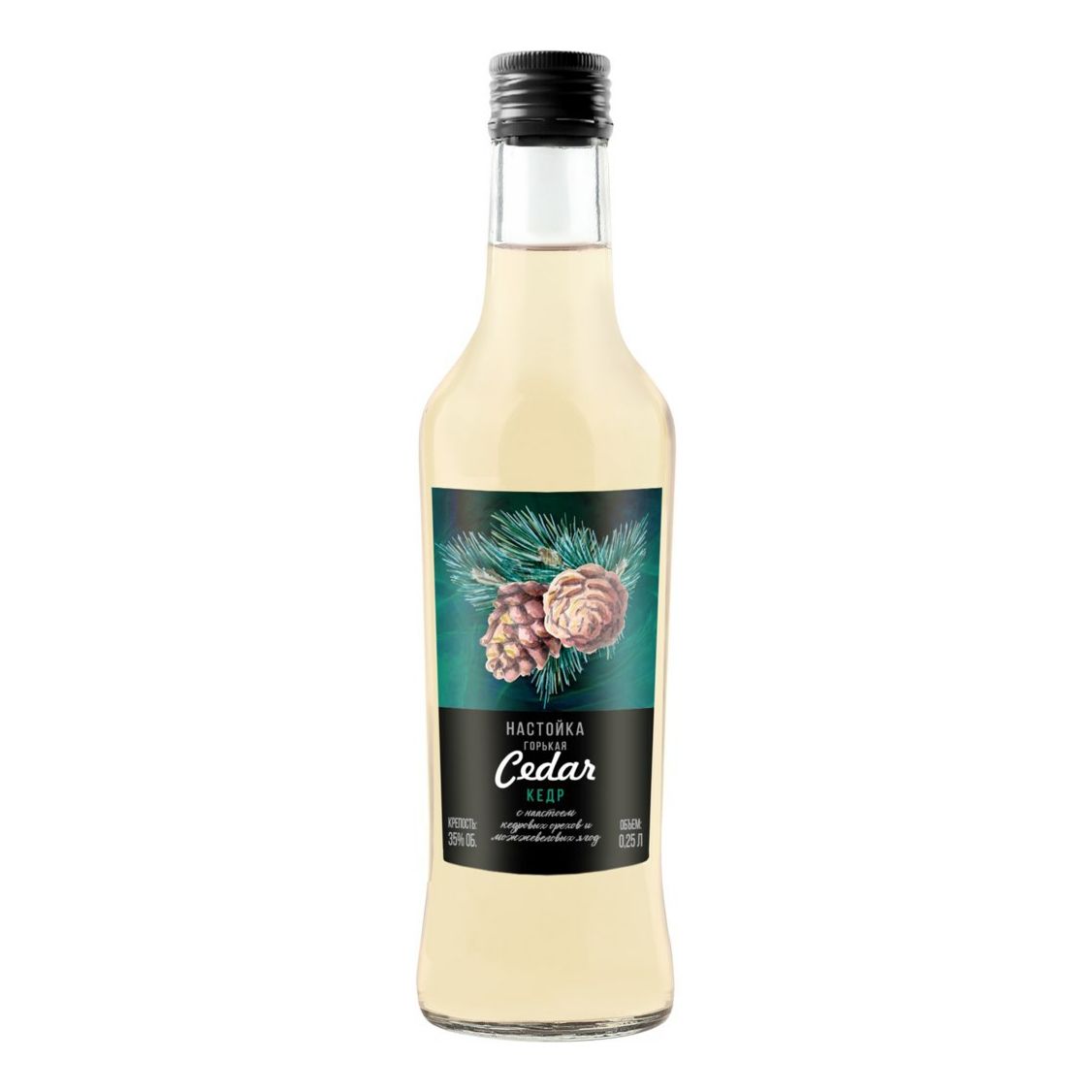 

Настойка Cedar Кедр 35% 0,25 л