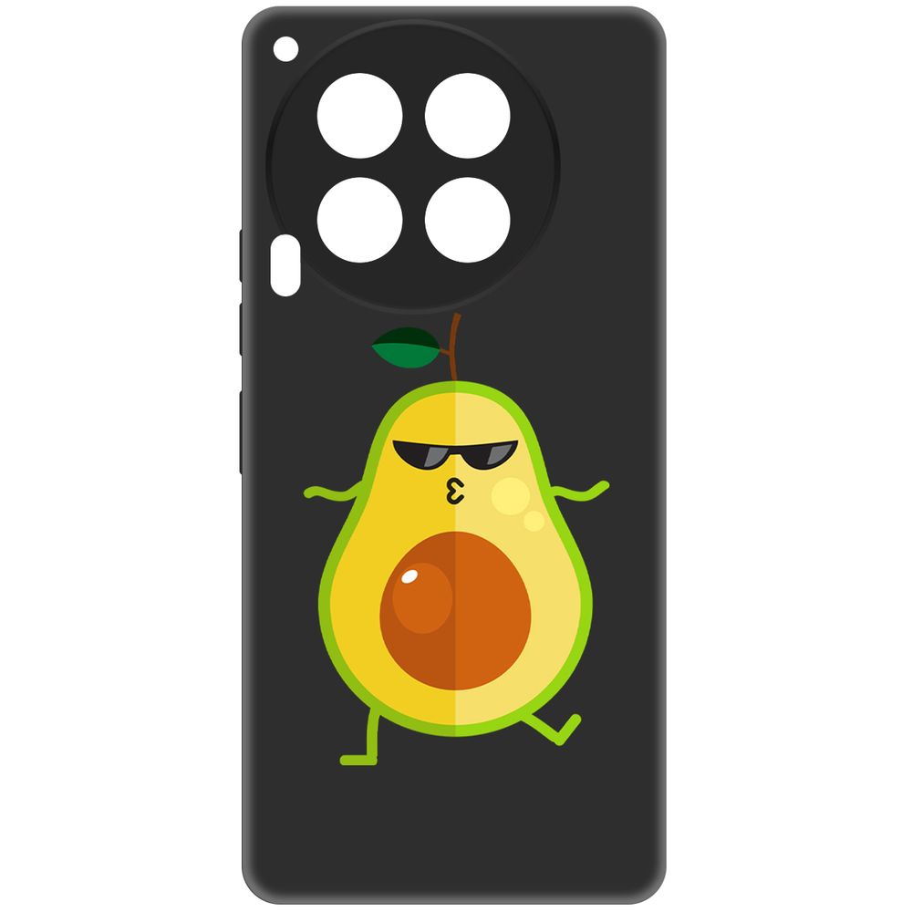 

Чехол-накладка Krutoff Soft Case Авокадо Стильный для TECNO Camon 30 5G черный
