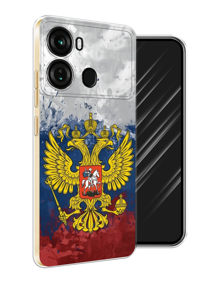 

Чехол Awog на Itel P40 "РФ", Белый;синий;красный, 3201350-1