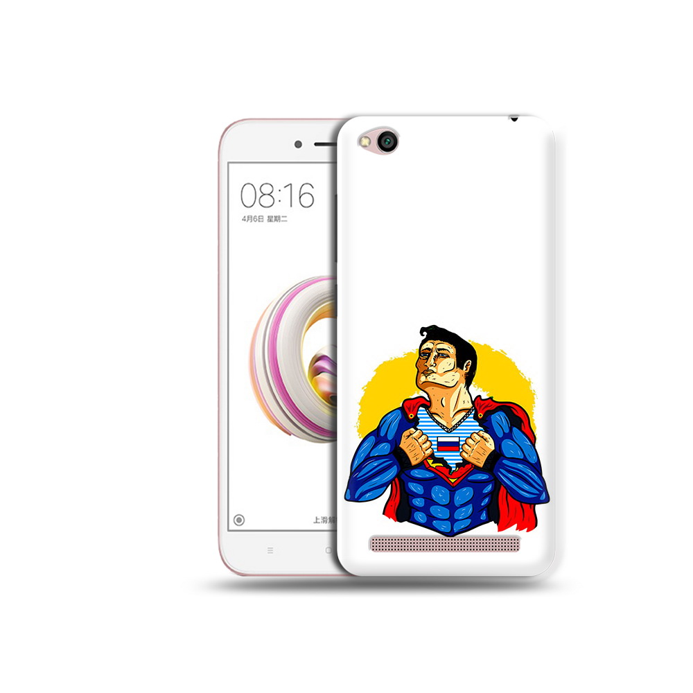 Чехол MyPads Tocco для Xiaomi Redmi 5A русский супермен (PT227197.319.591)