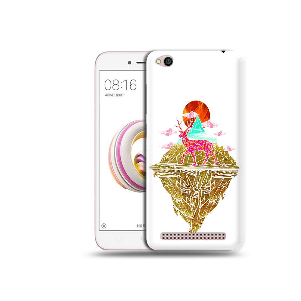 

Чехол MyPads Tocco для Xiaomi Redmi 5A розовый олень абстракция (PT227197.319.586), Прозрачный, Tocco