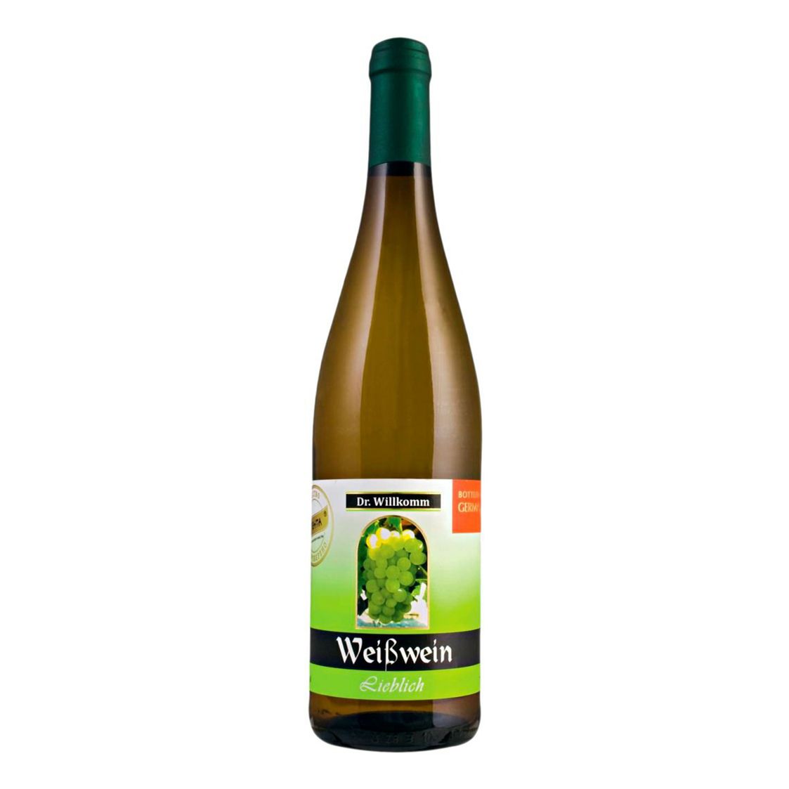 Вино Dr. Willkomm Weibwein белое полусладкое 9% 0,75 л Германия