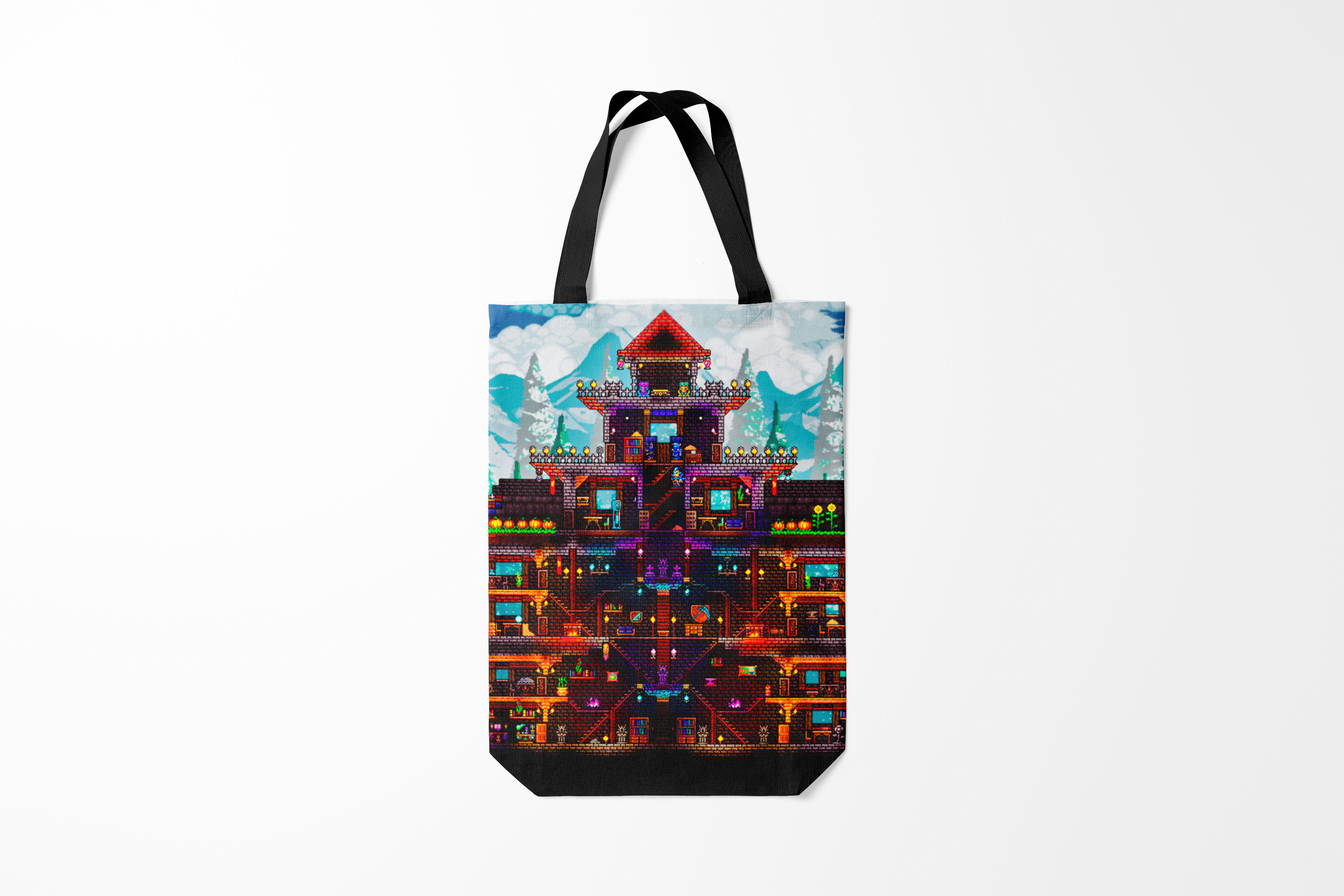 

Сумка шoппер унисекс Burnettie Разные игры TERRARIA, разноцветный, Разные игры TERRARIA