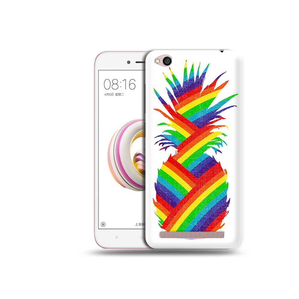 

Чехол MyPads Tocco для Xiaomi Redmi 5A радужный ананас (PT227197.319.566), Прозрачный, Tocco