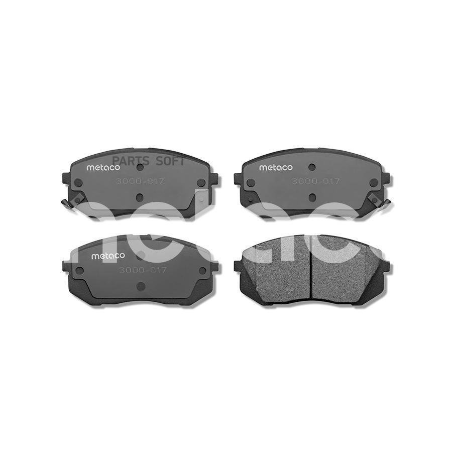 

Тормозные колодки METACO 3000-017