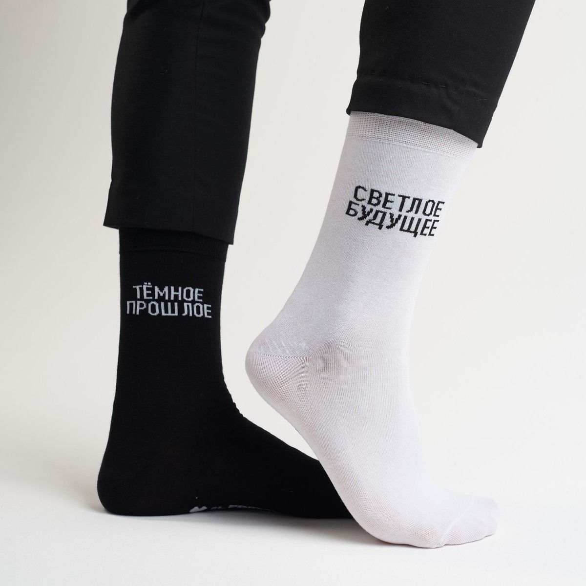 фото Носки мужские st. friday socks 836-19 черные; белые 38-41