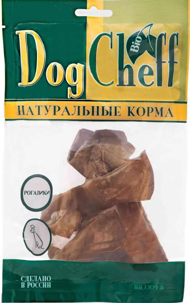 Лакомство для собак Dog Cheff Уши свиные натуральные, 50 г