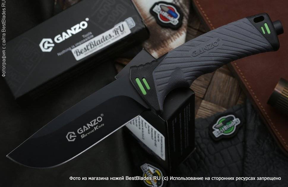 

Нож выживания Firebird (by Ganzo) G8012-GY, G8012