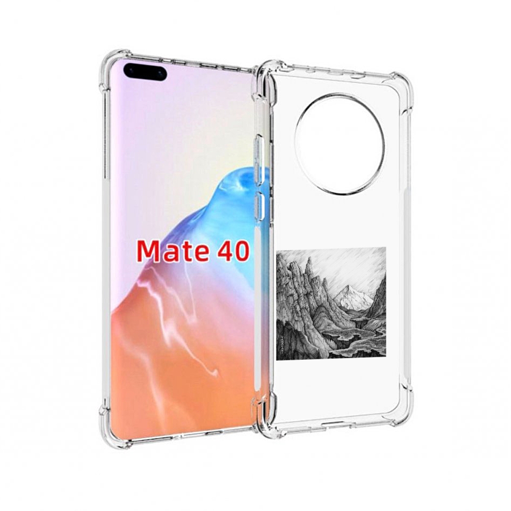 

Чехол MyPads Tocco для Huawei Mate 40 Ямакаса Мияги и Энди Панда, Прозрачный, Tocco