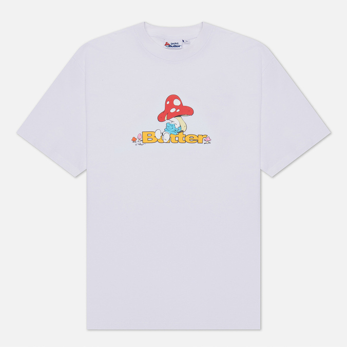 

Мужская футболка Butter Goods x The Smurfs Lazy Logo белый, Размер XXL, x The Smurfs Lazy Logo