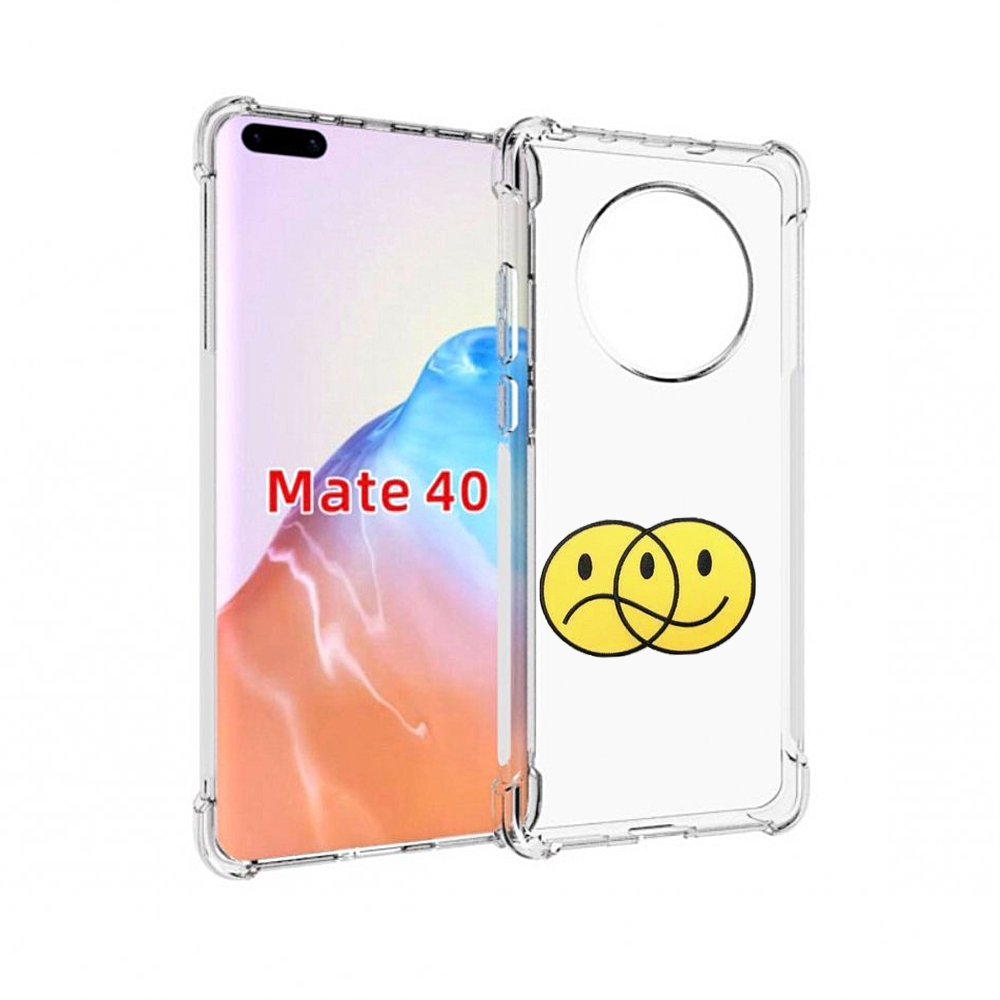 

Чехол MyPads Tocco для Huawei Mate 40 Хиппи, Прозрачный, Tocco