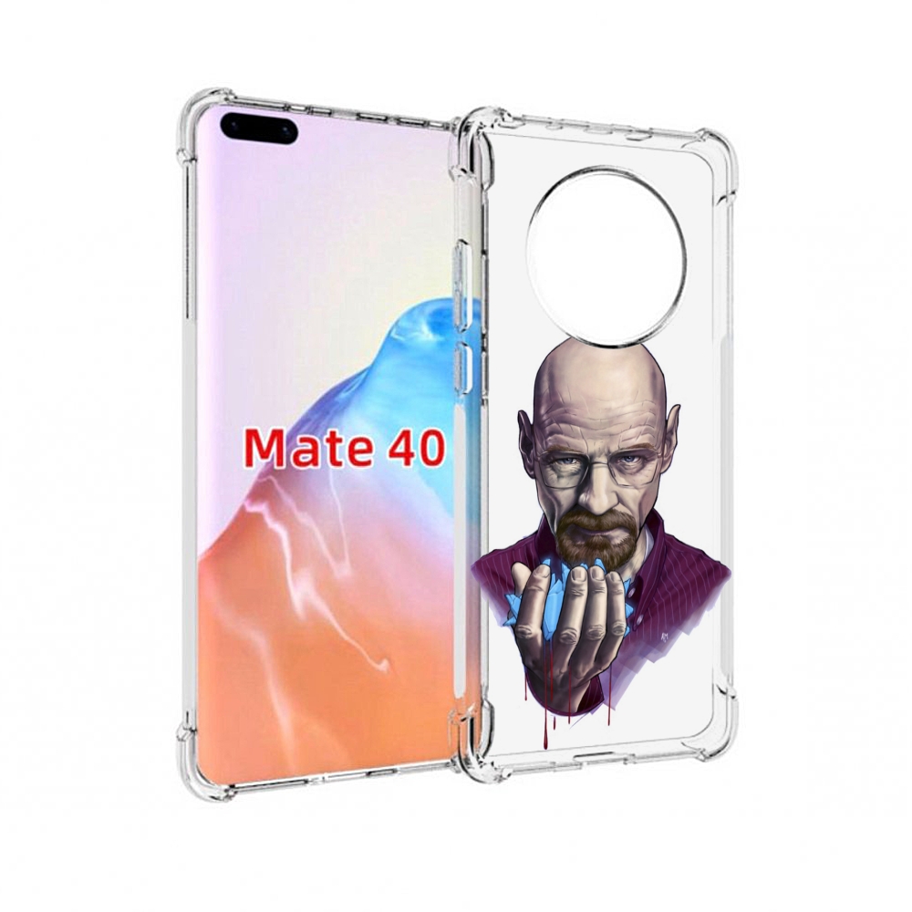 

Чехол MyPads Tocco для Huawei Mate 40 Хайзенберг, Прозрачный, Tocco