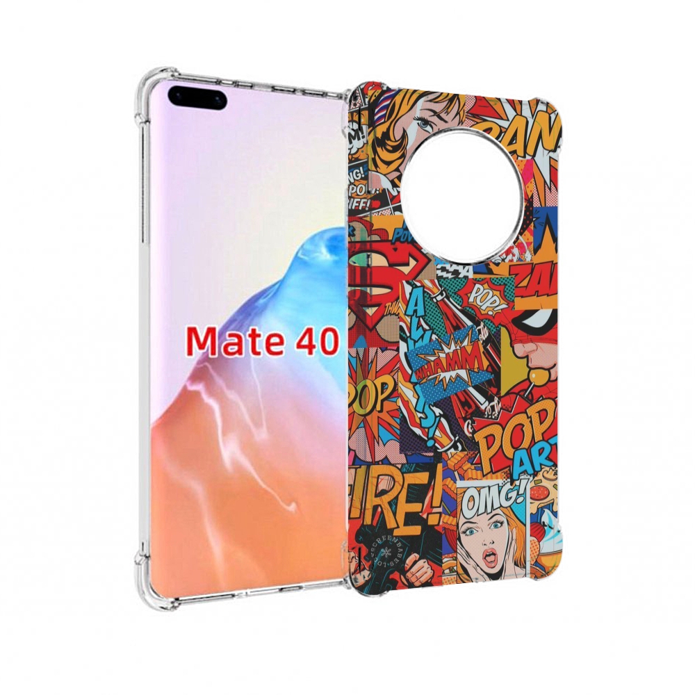 

Чехол MyPads Tocco для Huawei Mate 40 Фон, Прозрачный, Tocco