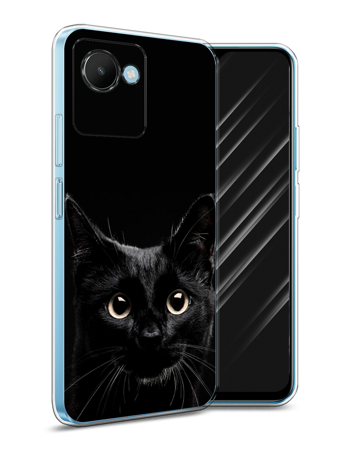 

Чехол Awog на Realme C30S 4G "Добрый кот", Черный, 2511650-1