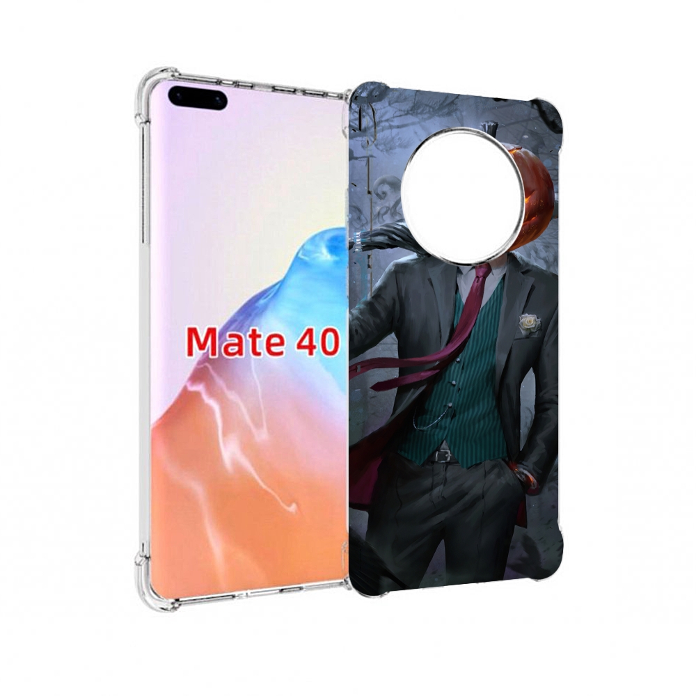 

Чехол MyPads Tocco для Huawei Mate 40 Тыква-убийца, Прозрачный, Tocco