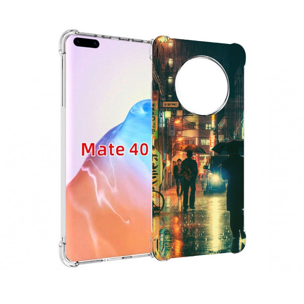 

Чехол MyPads Tocco для Huawei Mate 40 Токио-сеул, Прозрачный, Tocco