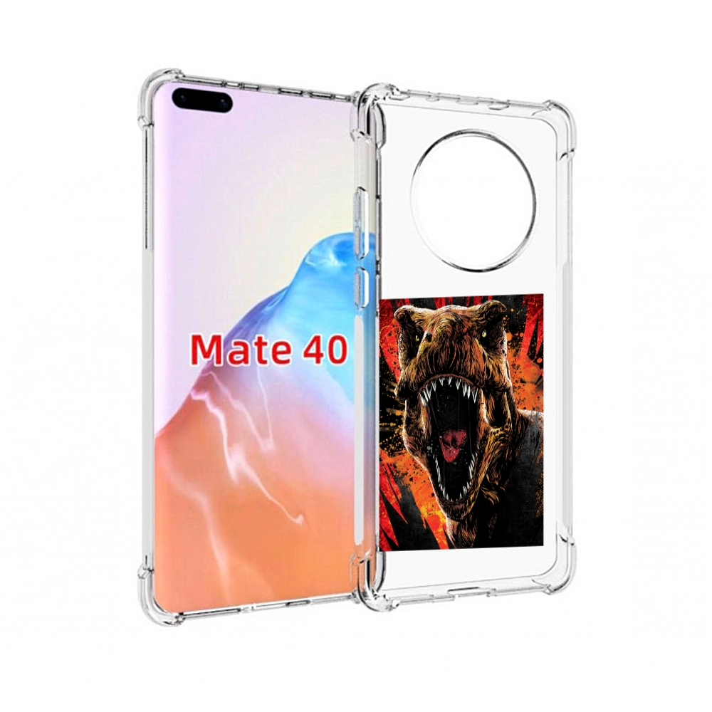 

Чехол MyPads Tocco для Huawei Mate 40 Тиранозавр, Прозрачный, Tocco