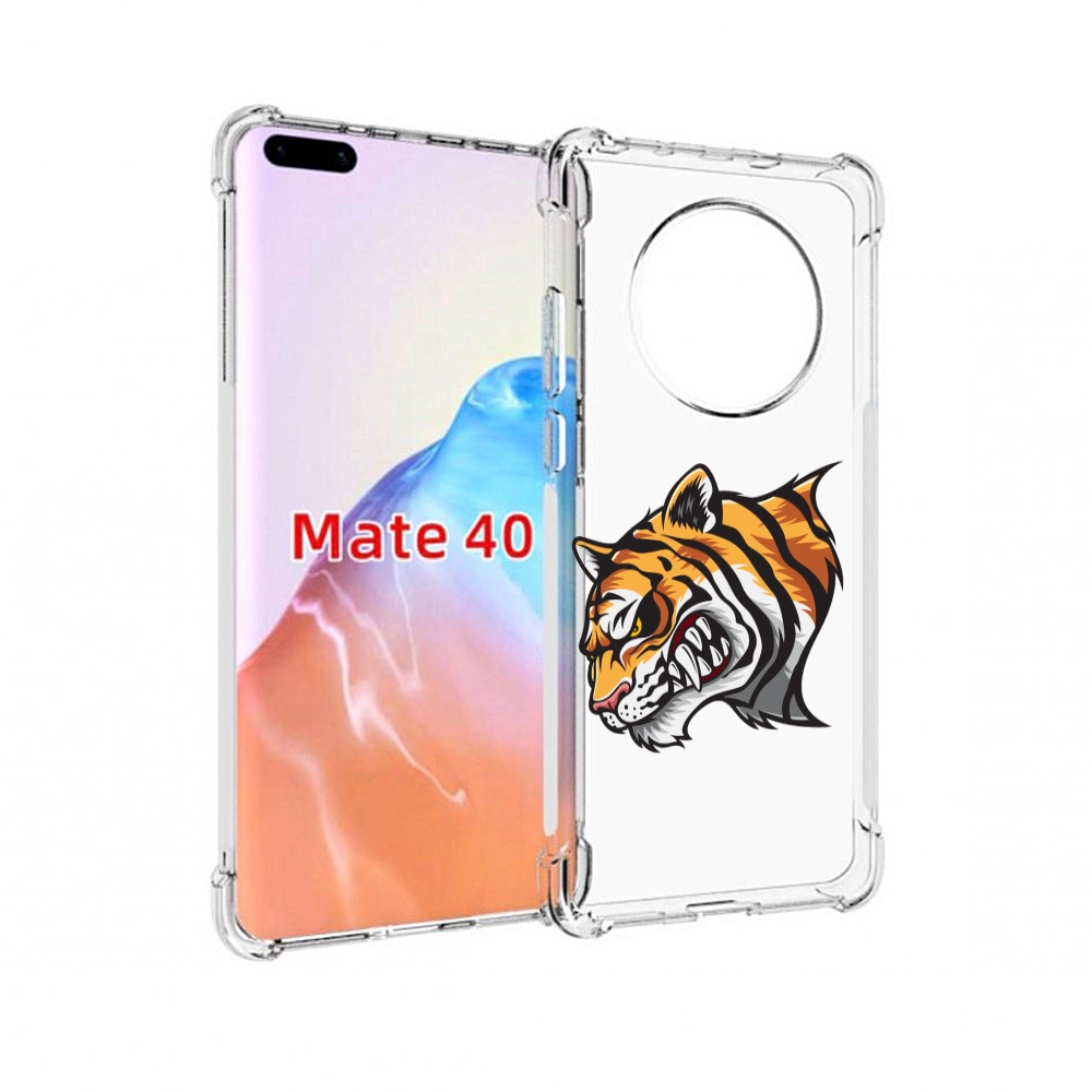 Чехол MyPads Tocco для Huawei Mate 40 Тигр