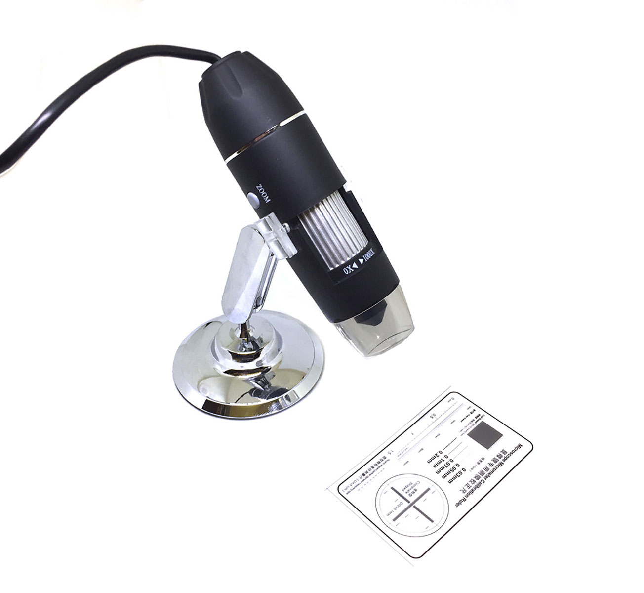 Купить Микроскоп 50-500х (USB) цифровой карманный с подсветкой (8 LED) Pro Legend PL4427