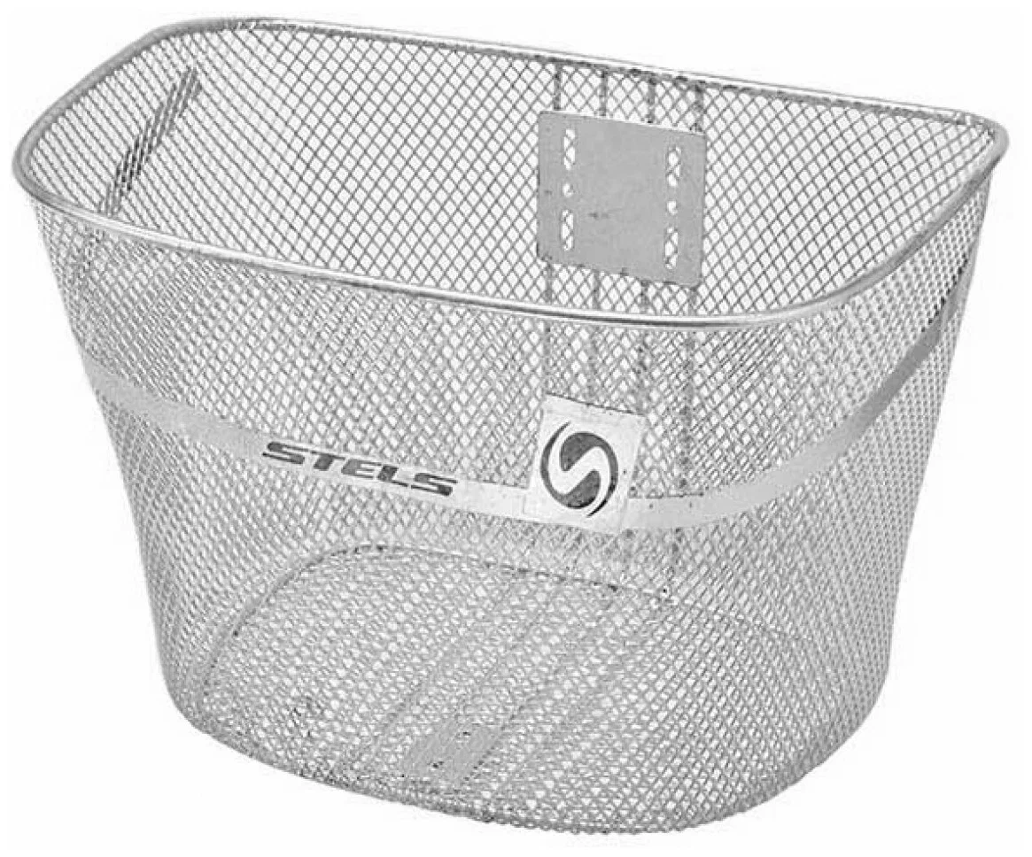 

Велокорзина передняя JL-044-2 серебристая для 28" арт.270038 270038, Серебристый, JL-044-2