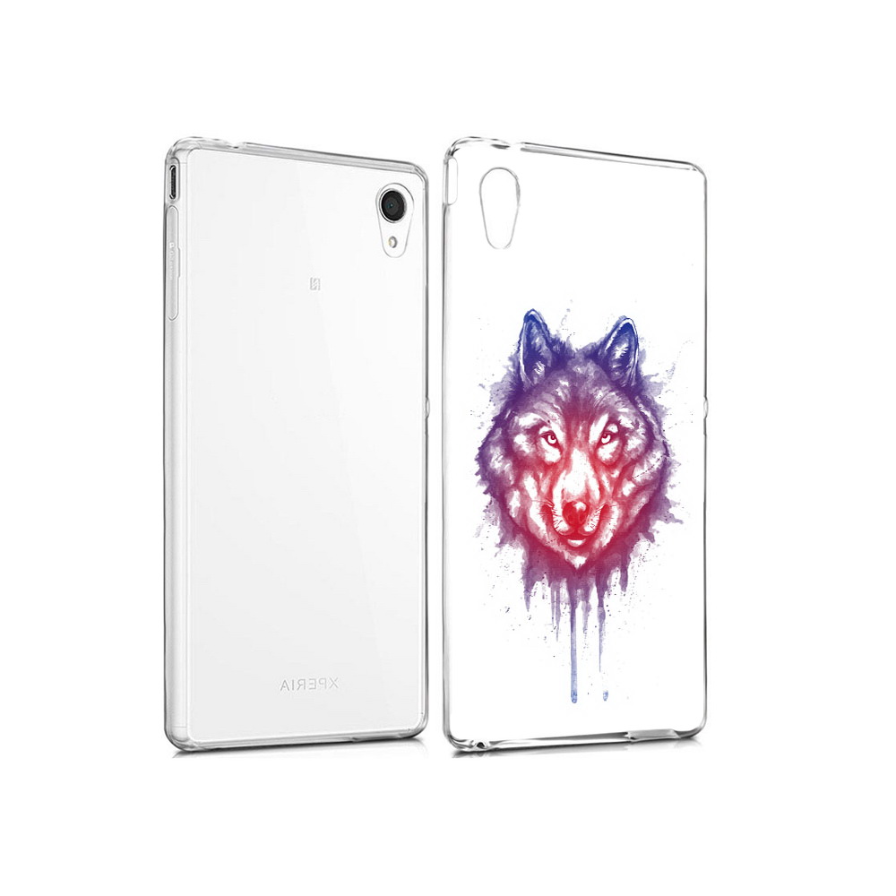 

Чехол MyPads Tocco для Sony Xperia M4 Aqua пушистый волк (PT41841.249.561), Прозрачный, Tocco