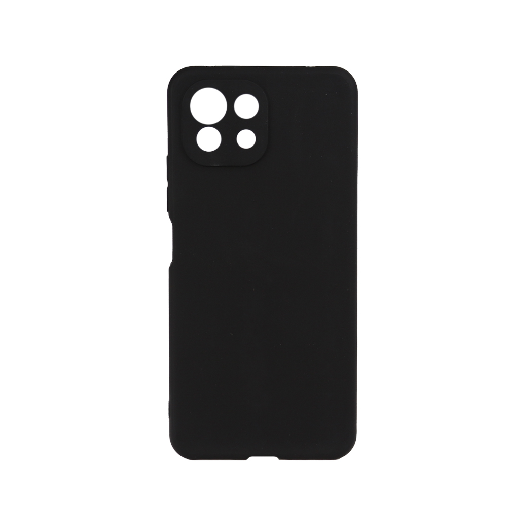фото Силиконовый чехол "lp" для xiaomi mi 11 lite tpu (черный непрозрачный) liberty project