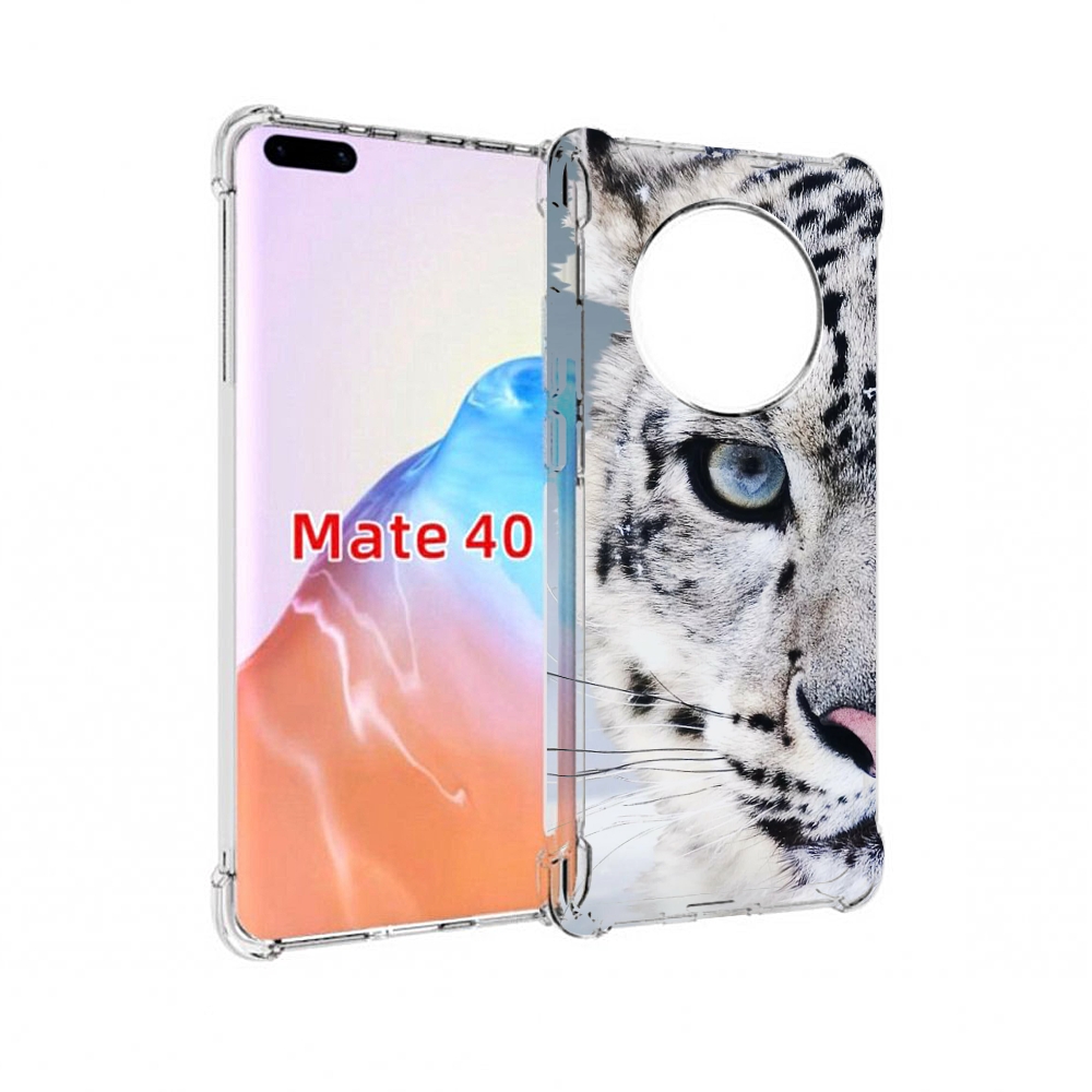 

Чехол MyPads Tocco для Huawei Mate 40 Снежный-барс, Прозрачный, Tocco