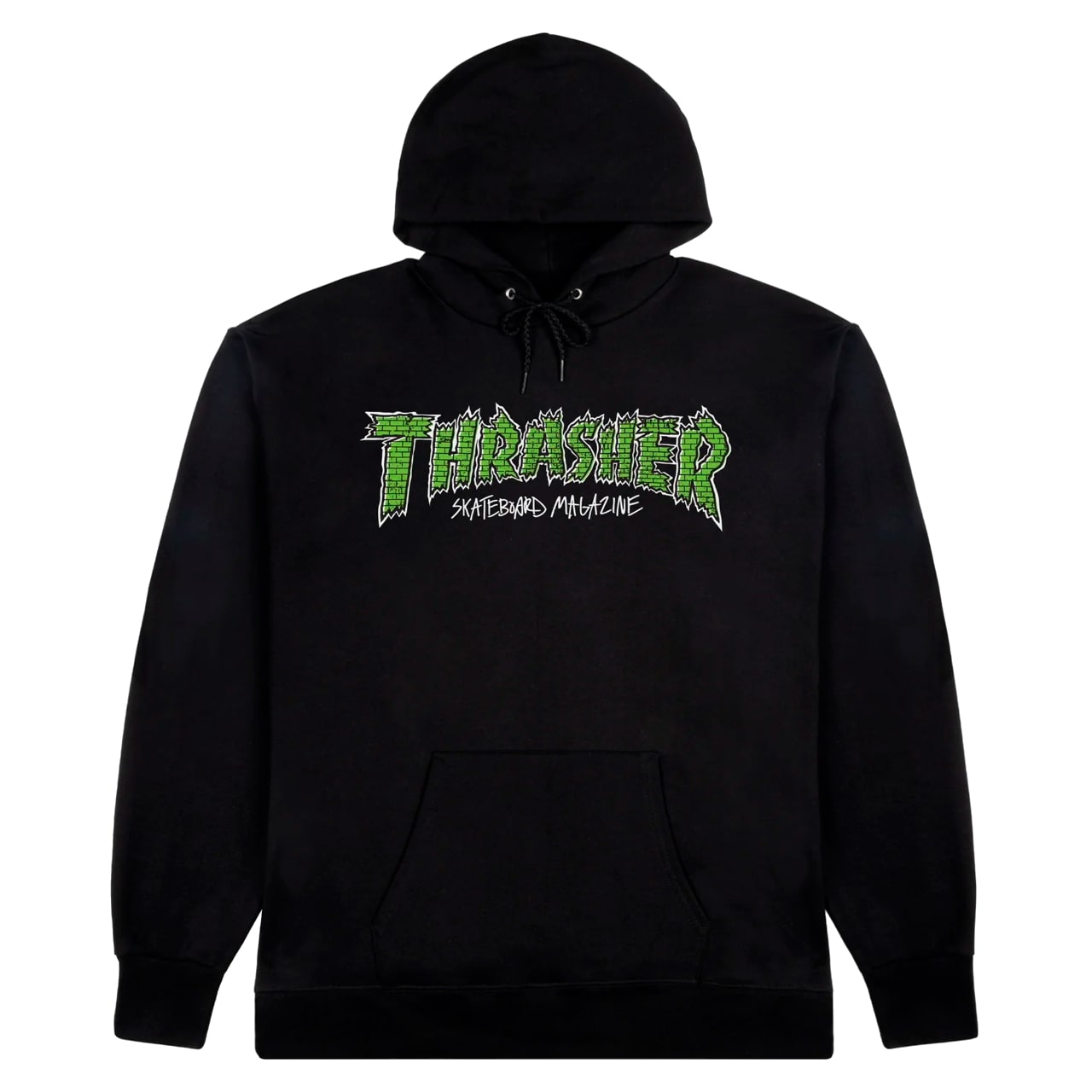 

Худи мужское Thrasher Brick черное M, Черный, Brick