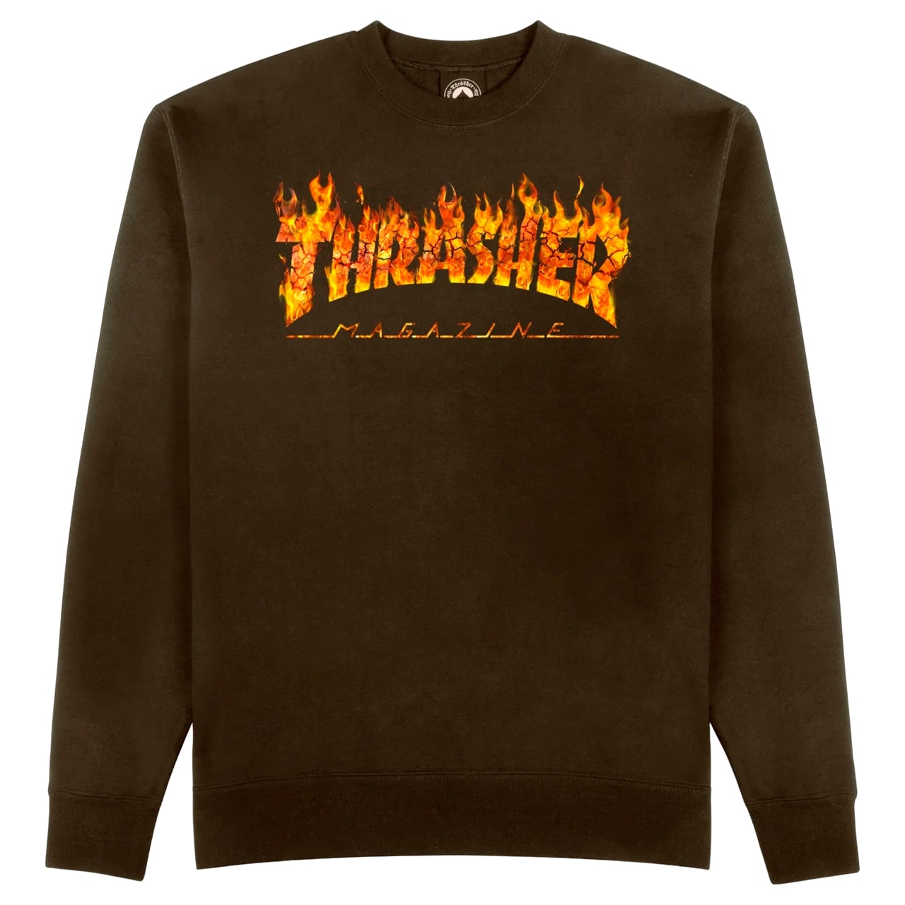 

Свитшот мужской Thrasher Inferno коричневый XL, Inferno