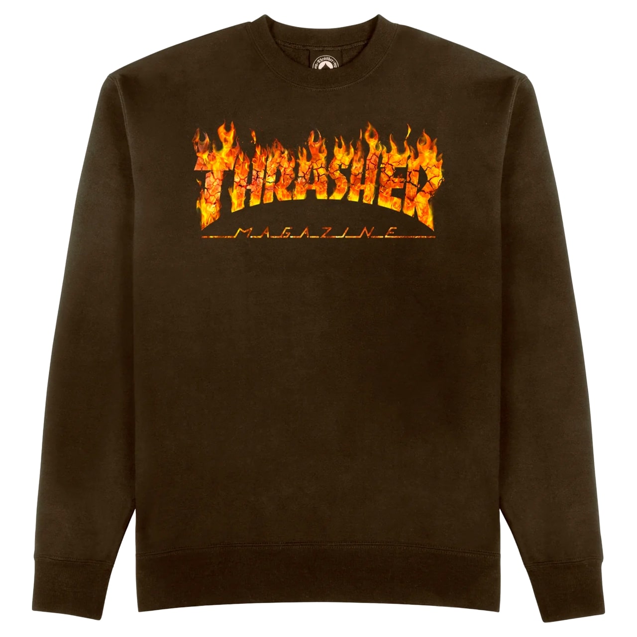 Свитшот мужской Thrasher Inferno коричневый L